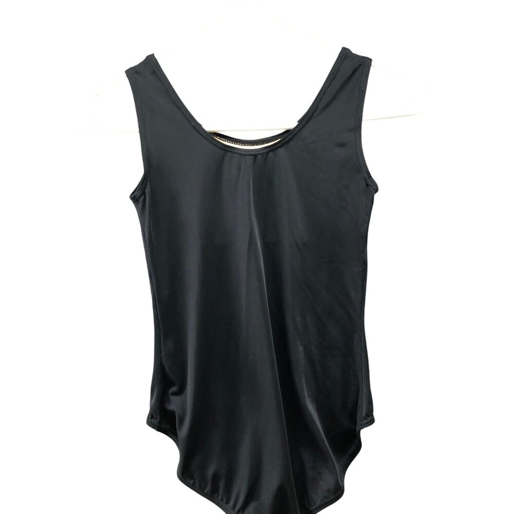 Balera Black Leotard Girls 14 LC Child L Dance Ballet